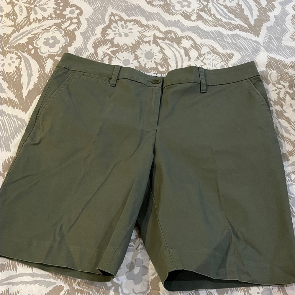 Talbots Olive Green Bermuda Shorts